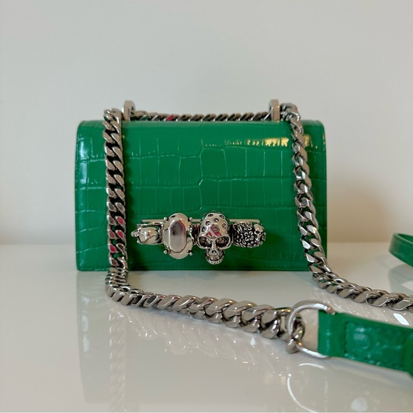 Alexander McQueen Jewelled Satchel Mini Shoulder Bag - Picture 3 of 15